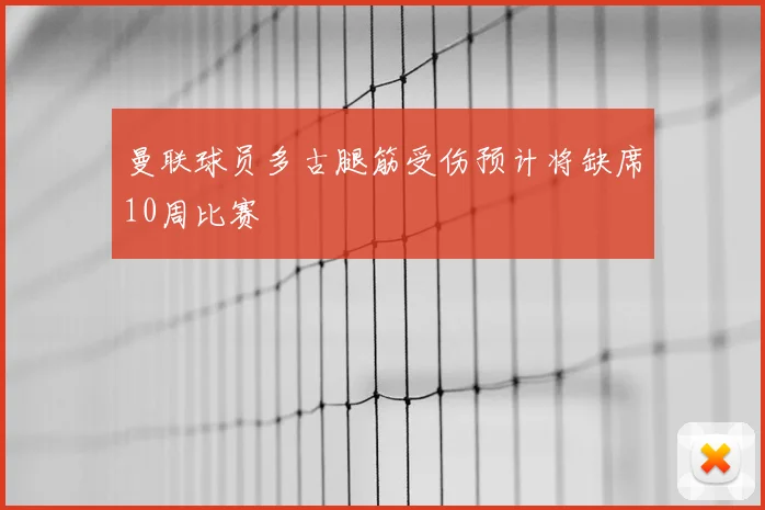 曼联球员多古腿筋受伤预计将缺席10周比赛